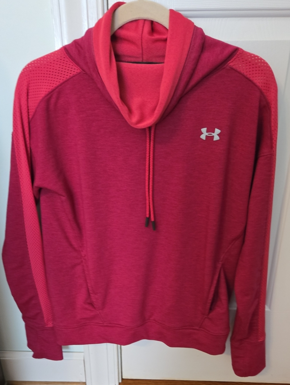Under Armour Hot Pink Cowl-Neck Pullover